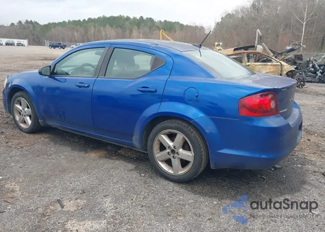 2013 Dodge Avenger Se from USA, damaged, VIN 1C3CDZAB4DN688359
